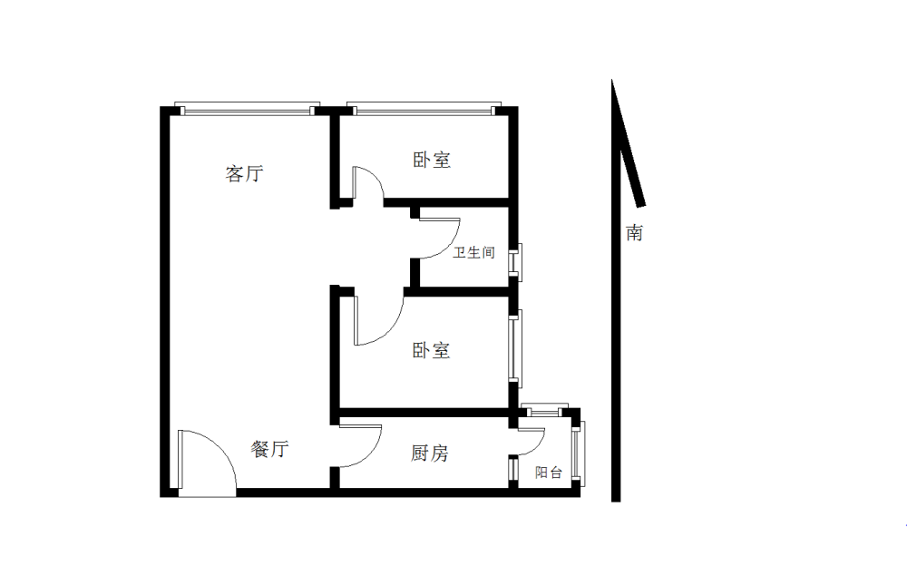 万达公寓,朝南 随时报名 万达公寓 采光好 有钥匙 随时看房6