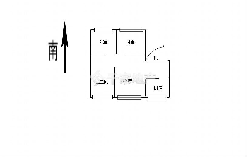 古冶城中精装2室2厅1卫二手房出售9