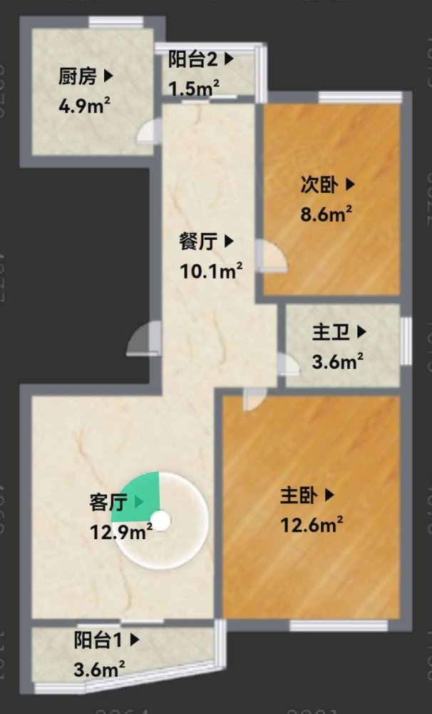 恒盛鼎城华公馆,恒盛鼎城华公馆 刚需两居 中间好楼层 满五送车位30万13