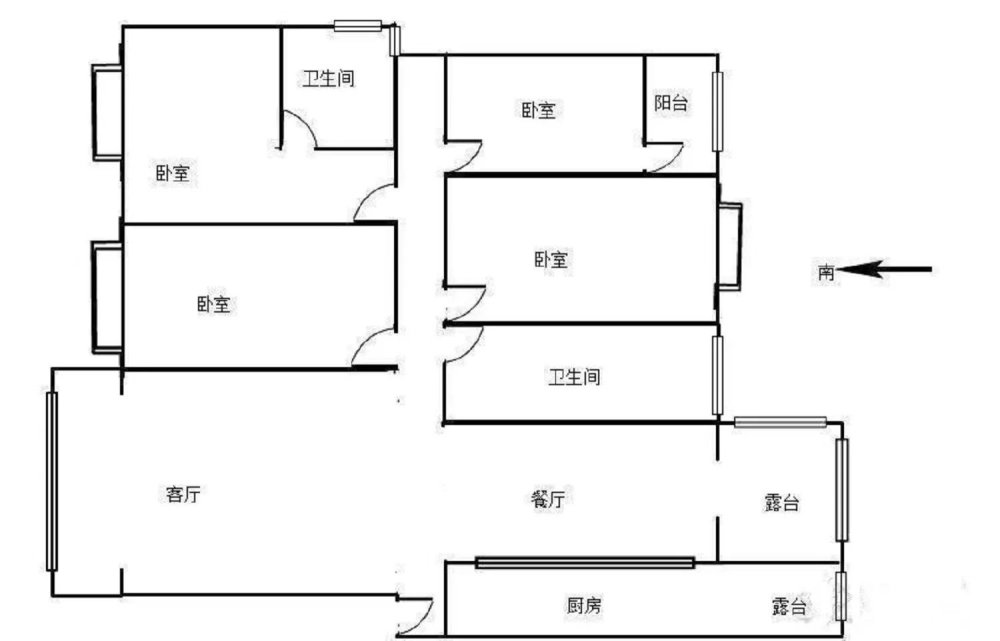 盘龙江东花园豪装4室2厅2卫二手房出售12
