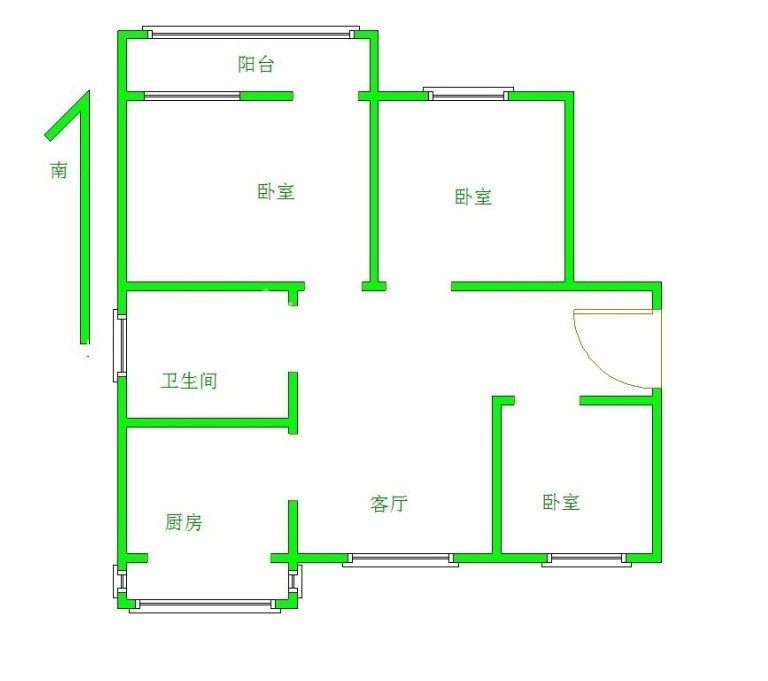 行政南小区,行政南 简单装修 房子干净 带小平房   不过马路10