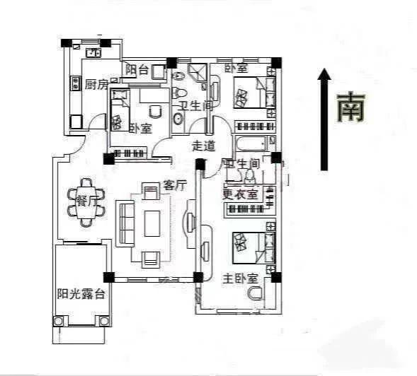 万景园,万景园退台洋房 端头三房 明厨明卫 小区中间位置诚心出售12