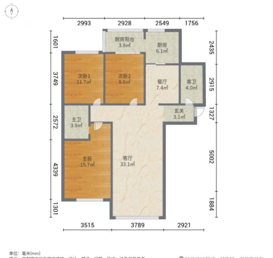 五矿弘园,急急急 出园区医学院地铁口 五矿弘园精装三室二卫 拎包就住15