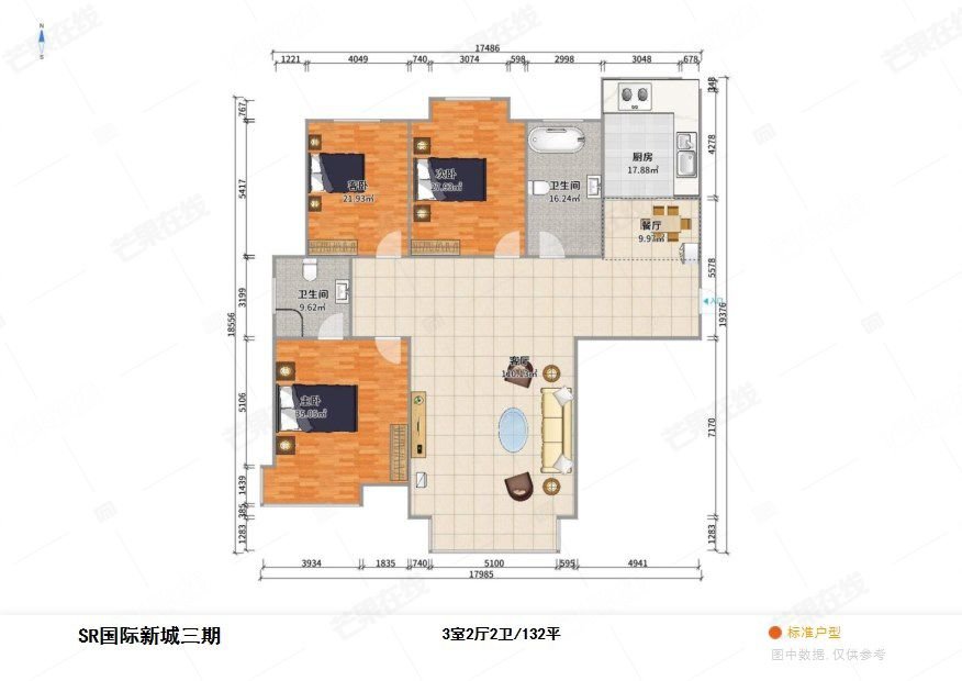 SR国际新城,奥体中心彩霞街地铁口SR国际新城，出售，满五，装修好15