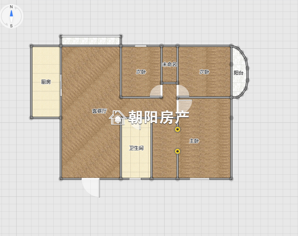 巴黎春天,市政供暖！巴黎春天118平3室双阳台！~  楼层视野采光特好11