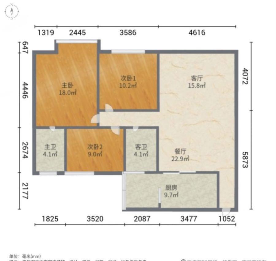 金月湾,单价6字头买金月湾电梯中高层三房 业主自住装修 费用低11