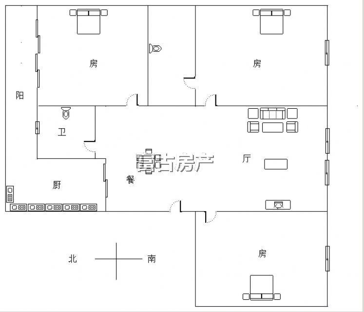 琼苑广场,琼苑广场 商品房 双卫 商圈成熟 中间楼层 精装可拎包入住11