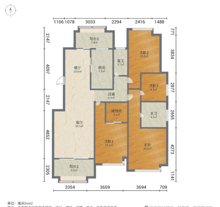 绿地乔治庄园,大蜀山脚下 万科物业 东边户南北通 满五W一少税急售随时看房12