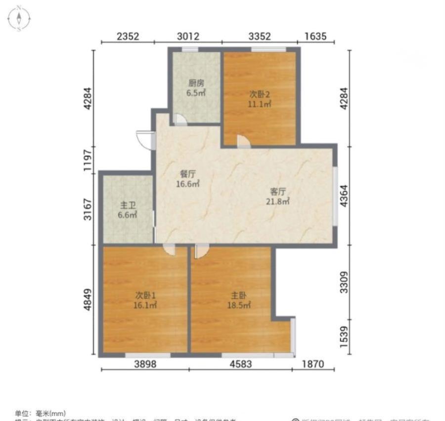 圣诺园,急售 近中央大街地铁口 次新小区 简装三室 品质园区配套齐全13