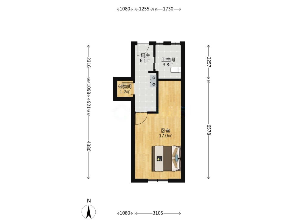 镇宁路318弄,静安寺板块。近地铁出行方便。低楼层4