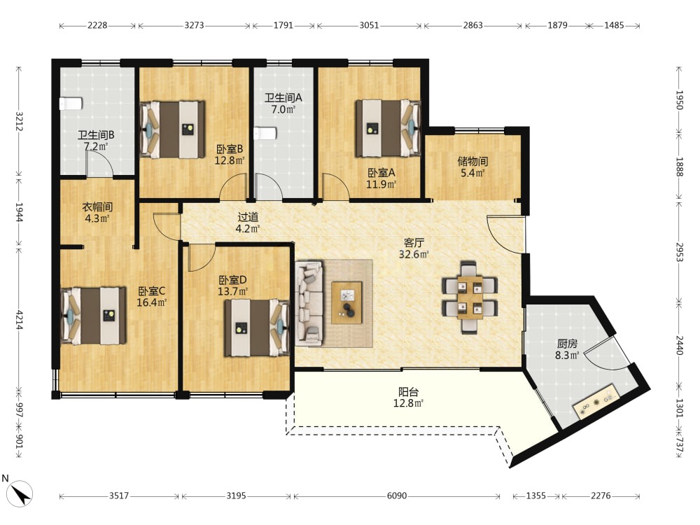 融景城馨苑,融景城馨苑 2020年次新小区 三梯四户 大横厅 住家安静10