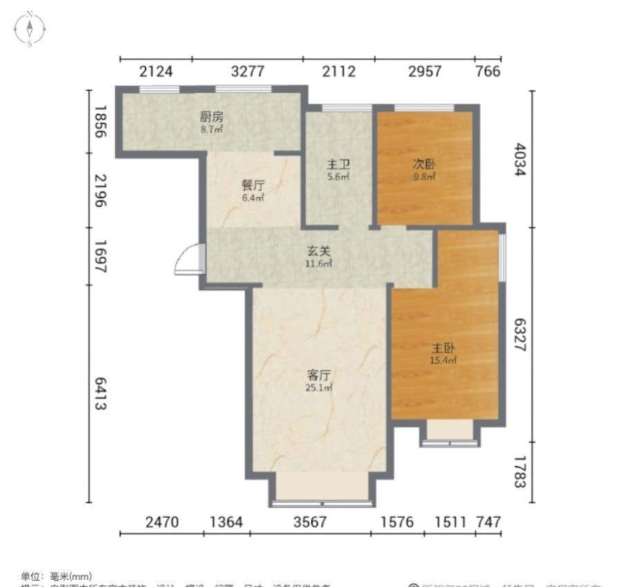 德和园,甘州附近，可按揭105平两室，南北通透，单电梯10