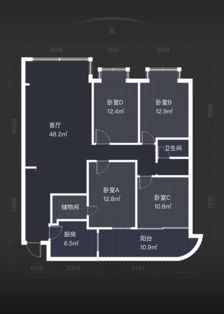 联美都市公寓,万宝商圈宁化地铁口 商品房小区 精装电梯 4房2厅2卫2阳台10