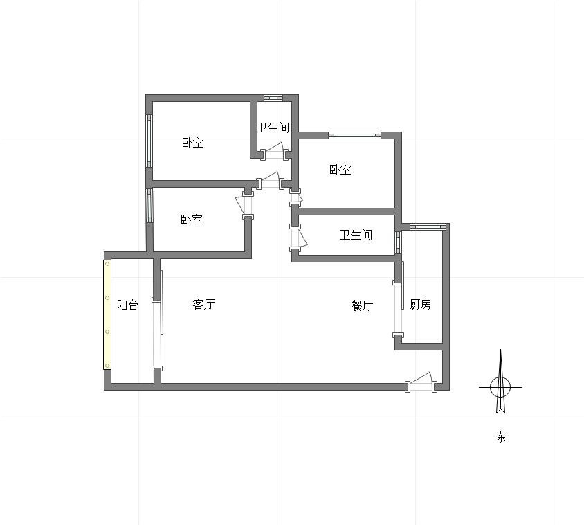 渝北鸳鸯精装3室2厅2卫二手房出售10