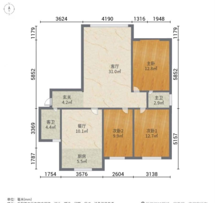 御龙瀚府,新上 御龙瀚府133平精装大三居拎包住有本可贷款16