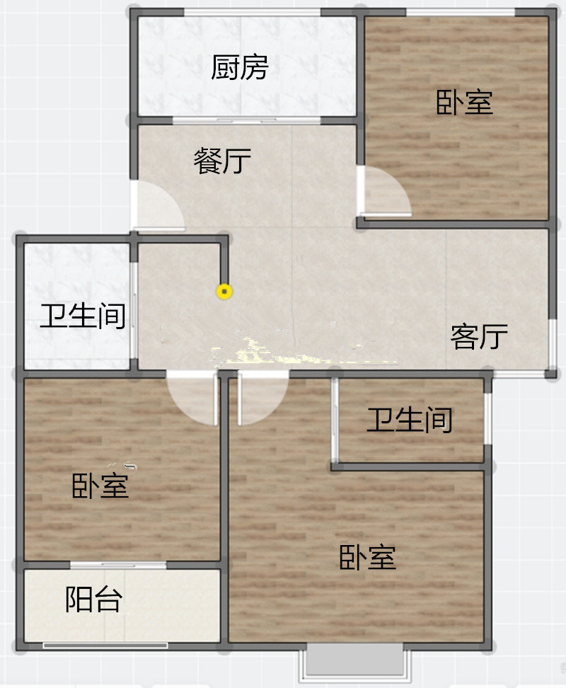 金地月伴湾一期,甄选  二楼！！金地月伴湾 装修保持太哇塞！南北通透 商品房13