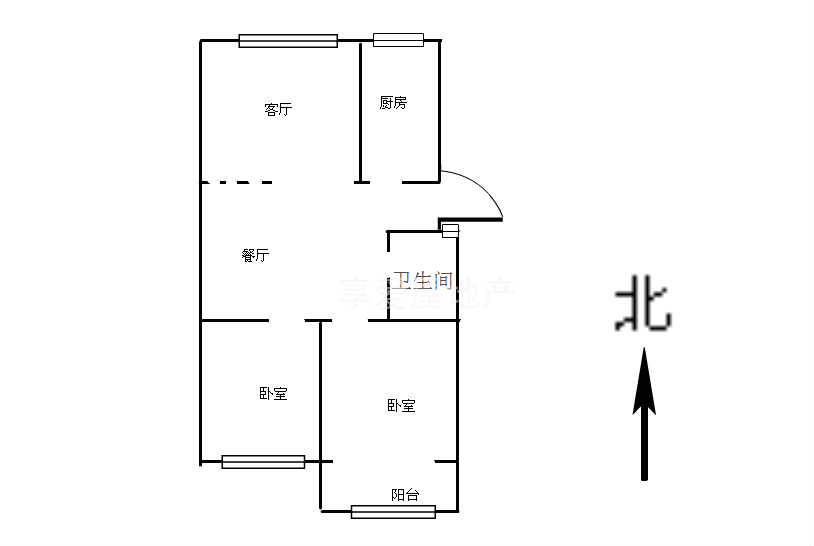 越东小区,78万可谈中间楼层可做三房简单装修10