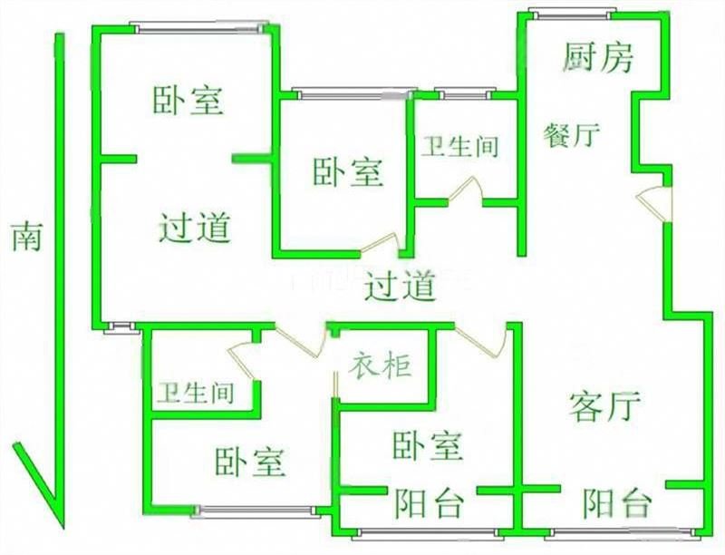 松江城玫瑰郡,出行方便 南北通透 低密度社区 小区新 临地铁 精装修12