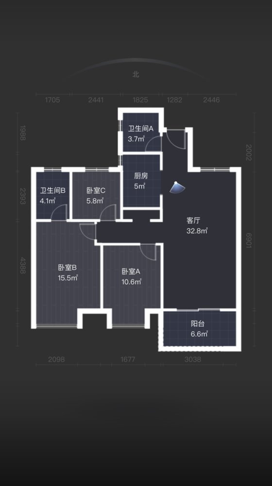 奥克斯缔壹城,南山公园职业大学，三小一中旁，3房2厅，58万只买三天带车位10