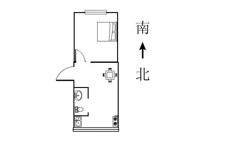 青年广场小区,六纬六中 通透一室 步梯高层 私产 可贷款8