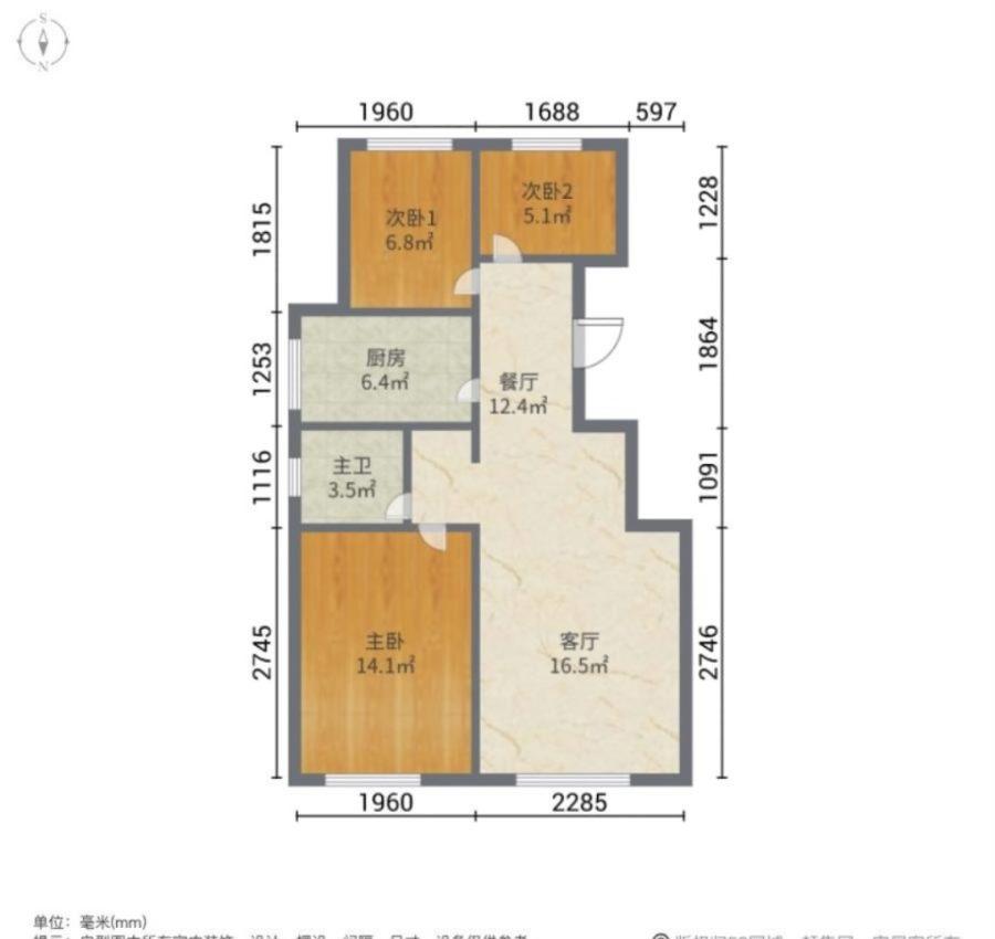 力旺美林,一口价 力旺美林 可观兰绕湖公园 小三室园区中间 金宇大路11