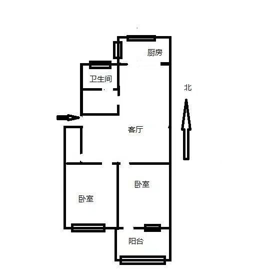 通泰小区,9中，首付20万，2室2厅，D铁口，房龄新，中华大街通泰小区9