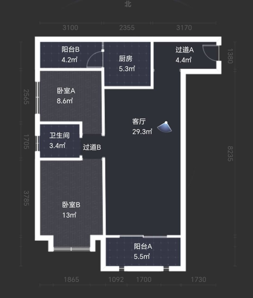 别样幸福城,单价8000买日新地铁500米新房，户型方正9