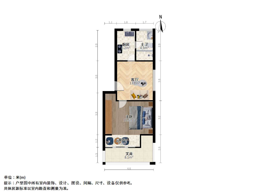 黄山始信苑,已满五年，花园位置，对面建平，边套全明，房东诚售，自住精装！8