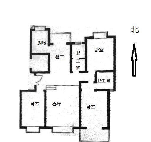 亚龙花园,3室2厅 136.00平 南北 诚心出售 价格可议9