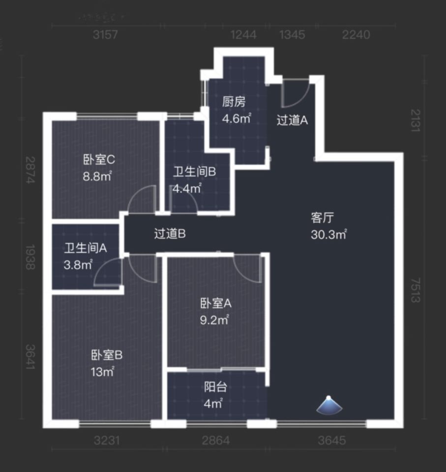 群贤府,御园 豪华装修    得房率 全天采光 有车位 房东降价急售10