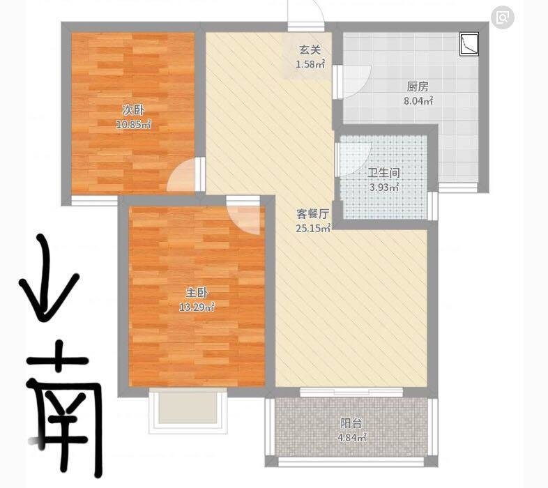 大曌国际,科大德园旁 大曌国际  两室 南北通透 毛坯房 免个税低价出8