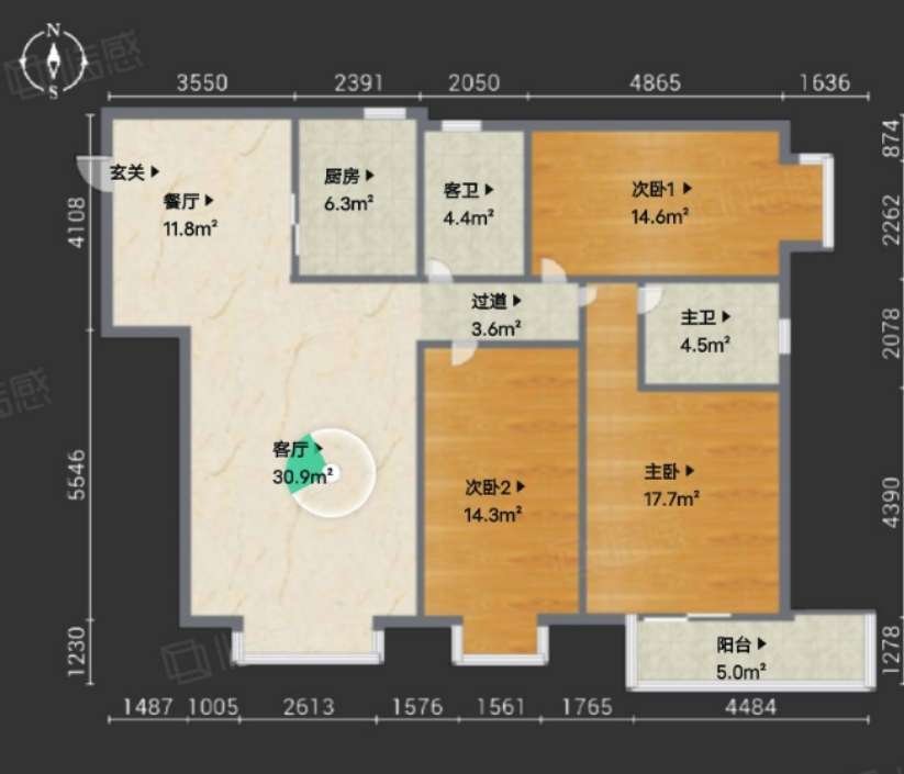 龙泉花园东区,龙泉花园东区 东南朝向 高楼层视野好 满五   商品房10