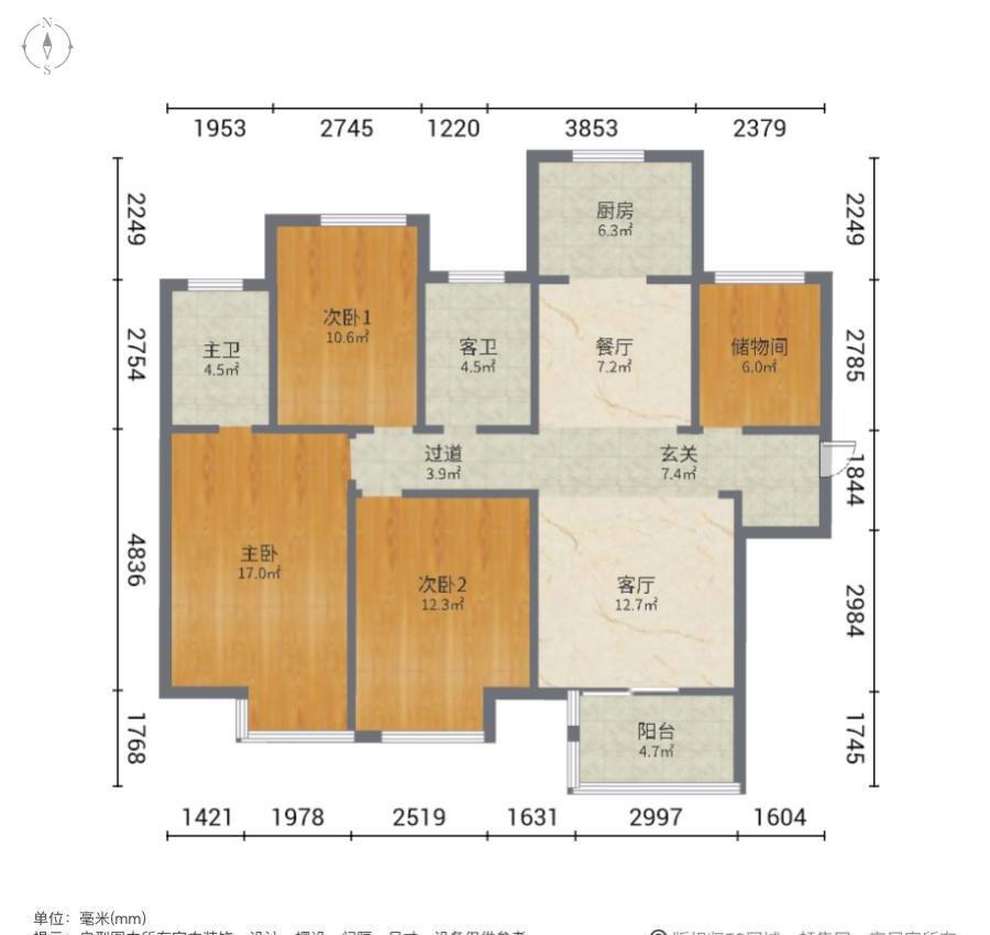 洛龙关林毛坯4室2厅2卫二手房出售11