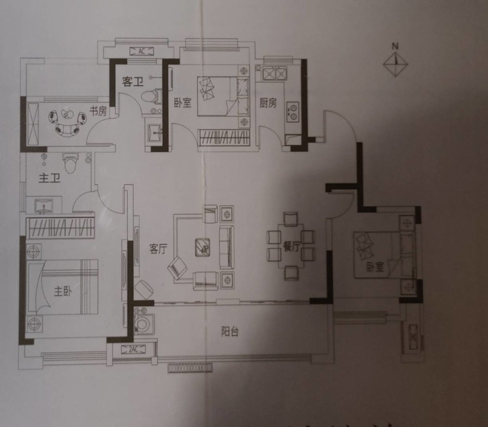 徽盐龙湖郡,69万 万达旁龙湖郡四房双卫 公园环绕 文禾赋旁 皋城中学13