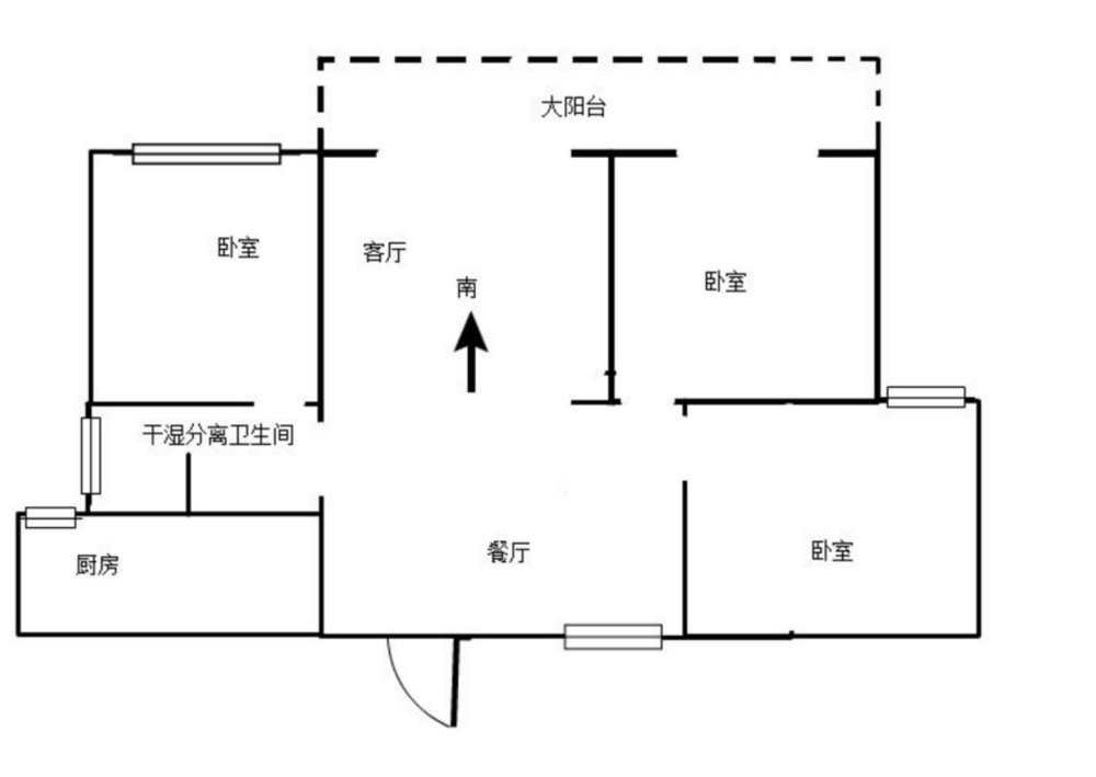 盛世华府,万达东盛世华府 精装修大三房送大平台采光刺眼看中可谈清河一初12