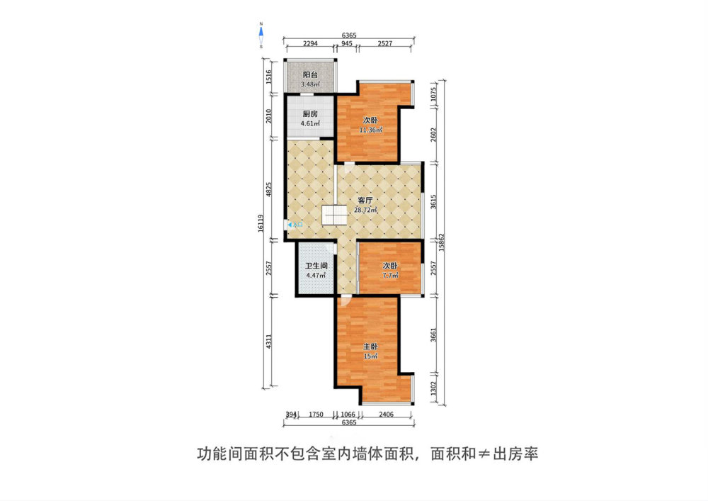 北辰北仓镇普通3室2厅2卫二手房出售15