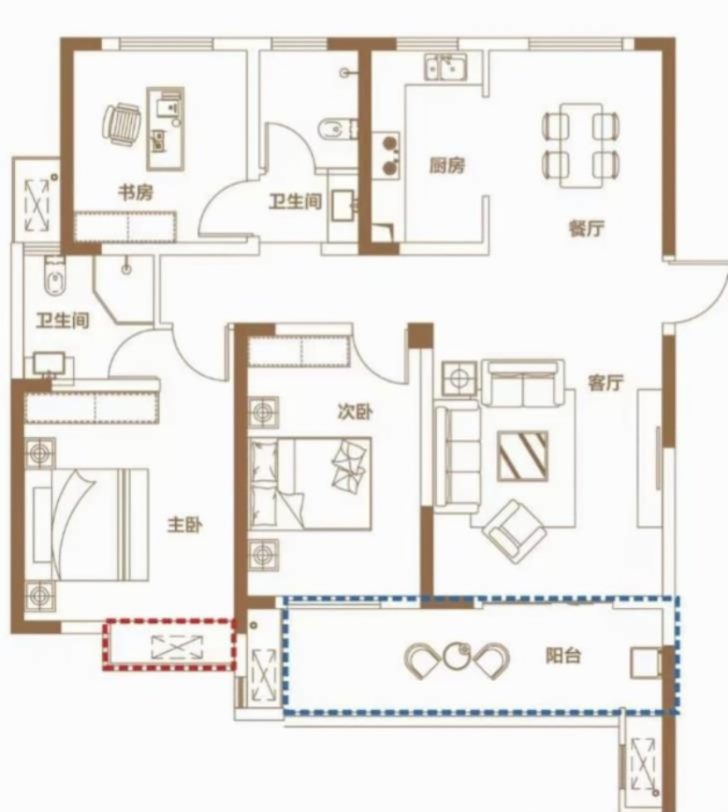 世茂中梁云锦园,新上云锦园 毛坯三室 户型方正通透 全天采光 楼层佳 随时看9