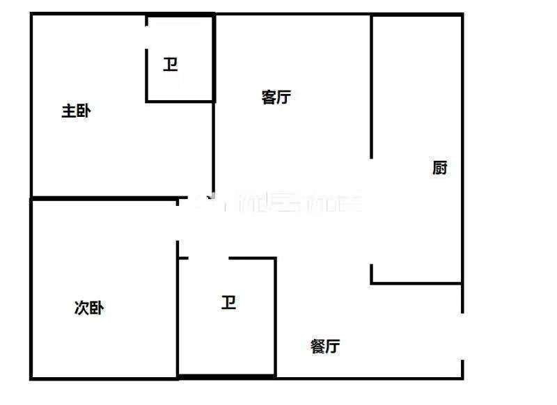 七里香溪,30万左右买江 北信合大厦精装二房二厅二卫 急售 拎包入住12