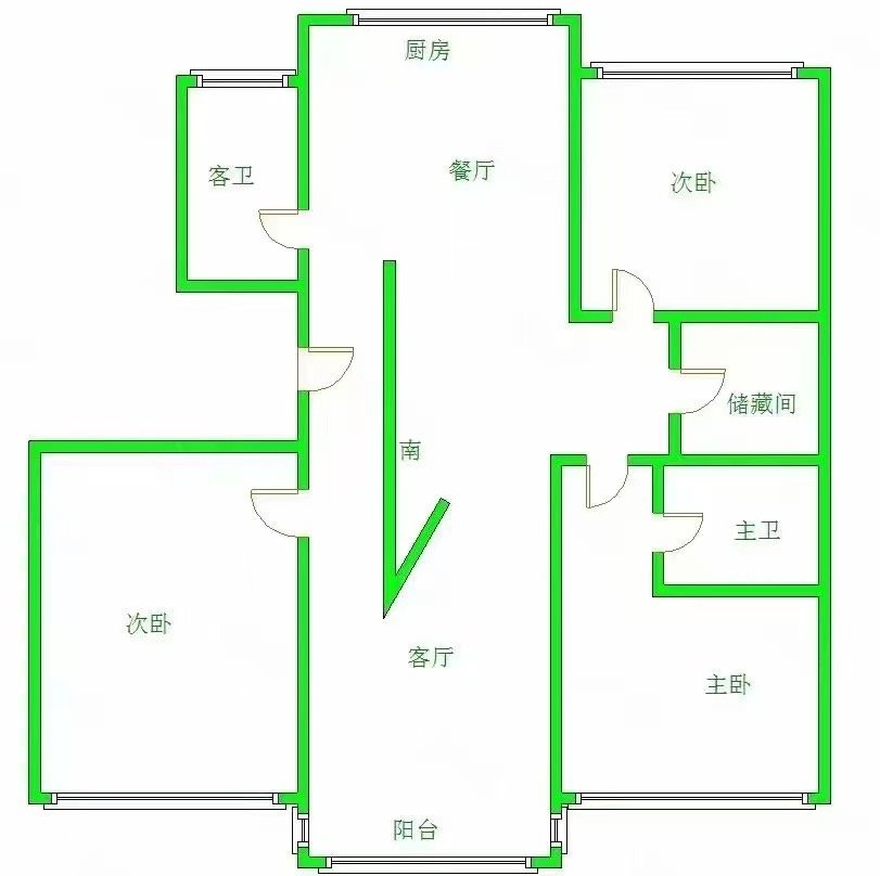 东方世家,新上 城隍庙东 高端园林小区  精装三居拎包入住 支持各种贷9