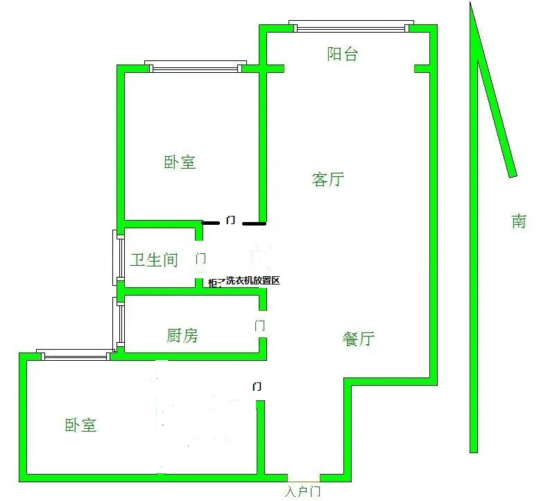 九原九原精装2室2厅2卫二手房出售10