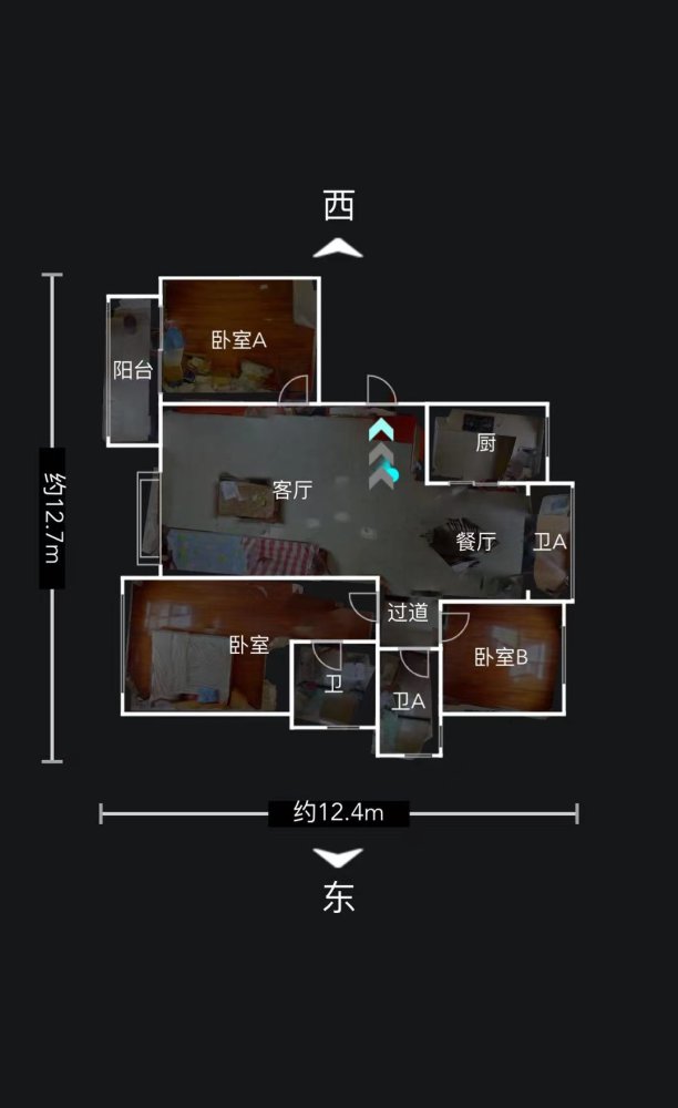 极地盛世名都,坐下客厅看庐山花园洋房豪华装修 楼层视野很好 极地盛世名都。12