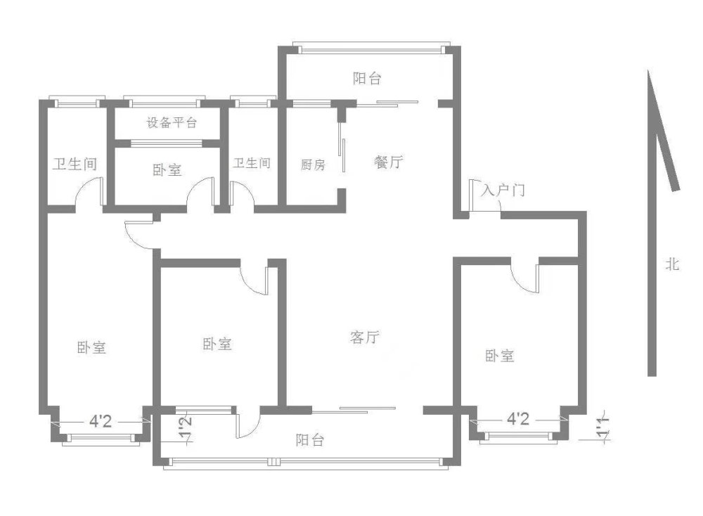 中南珑悦,一周之内必卖中南珑悦 精装修 双卫生间 南北通透 产权清晰12