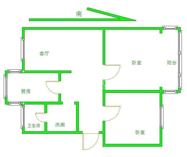 师苑小区,师苑新区，70平米精装两房，拎包入住12