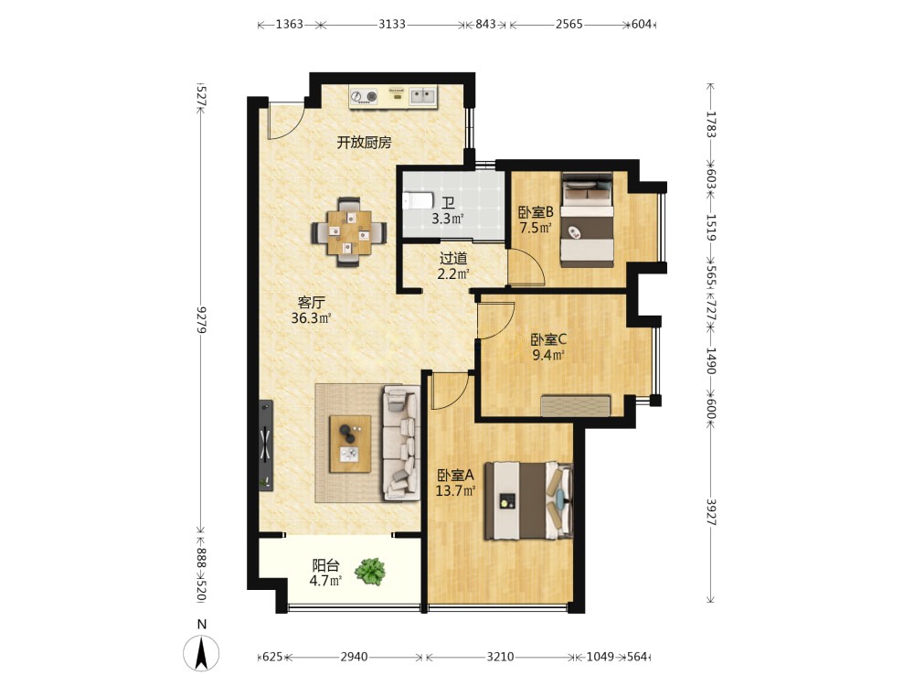 佳兆业云顶梅溪湖,云顶5期 中间楼层 自住精装 诚心出售6