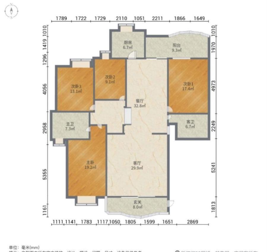 金凤豪苑,金凤豪苑精装四房2厅 保养如新 满五   地板价4390平12