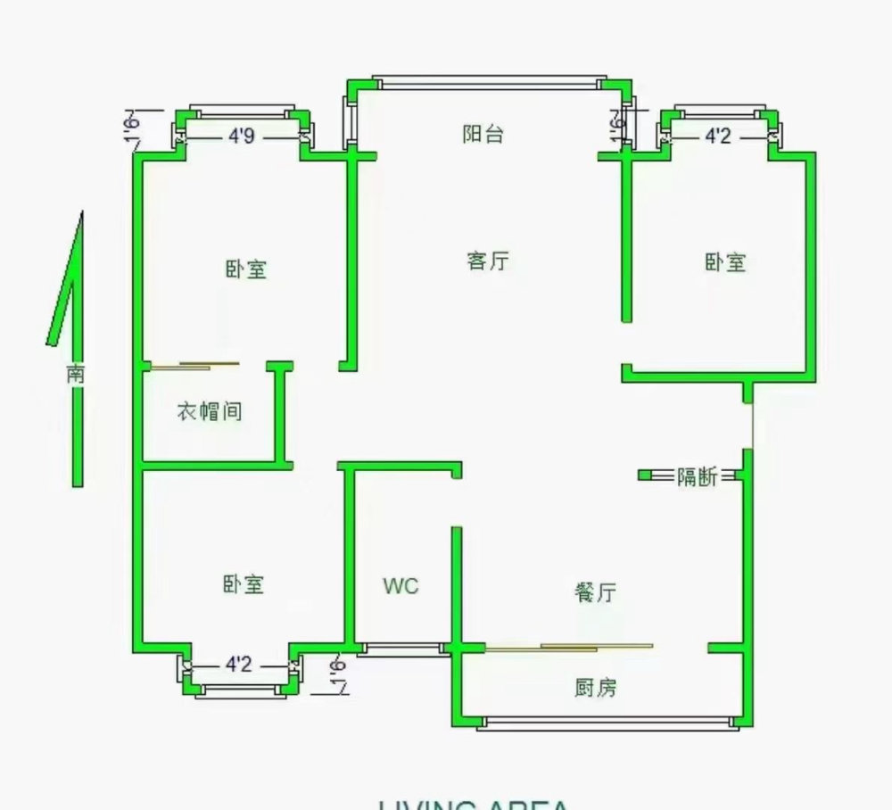 滨河城上城,私藏！     房！滨河城上城 豪装 南北通透 大三居税费低11