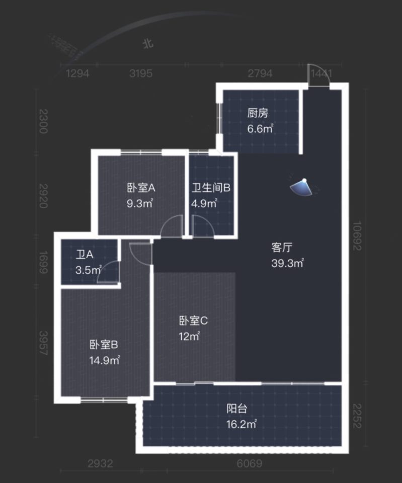 柯桥城西毛坯3室2厅2卫二手房出售10