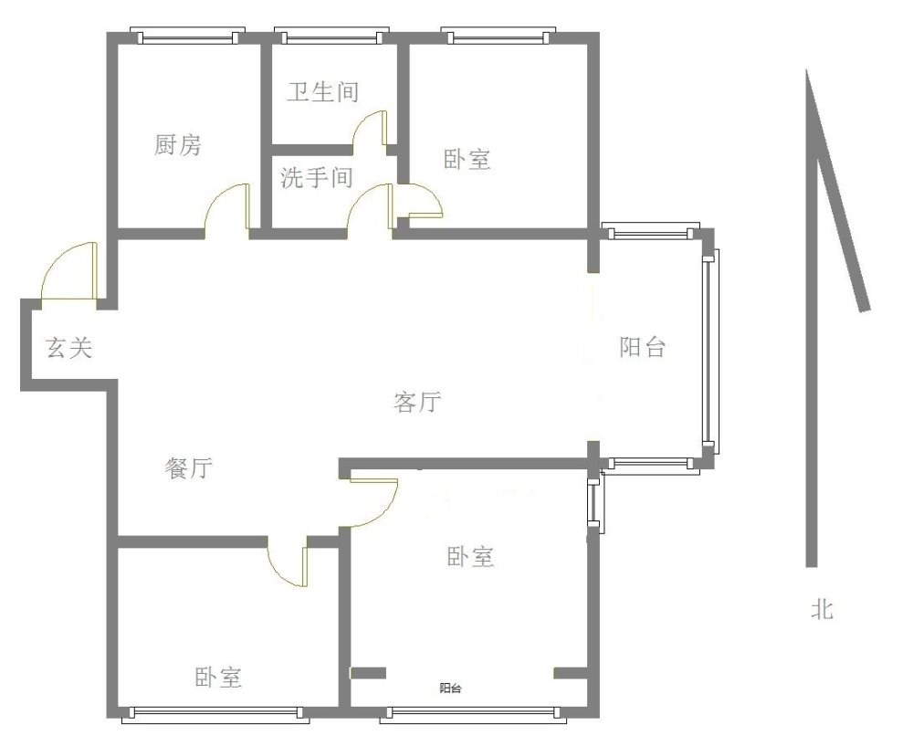 鲁商运河公馆,全屋品牌装修 送家具家电 鲁商运河公馆精装大3居11