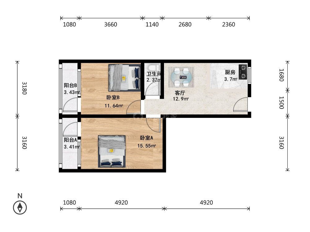 茂林居,军博茂林居 精装大两居 满五年公房，带电梯。8