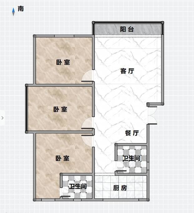 华兴荣小区,府城文庄路 华兴荣小区 文庄一小 3房2厅 全新装修南北通透12